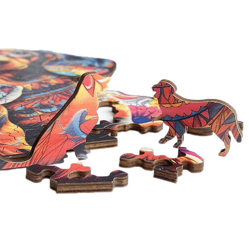 Nessally Wise Owl's Wisdom - Wooden Jigsaw Puzzle