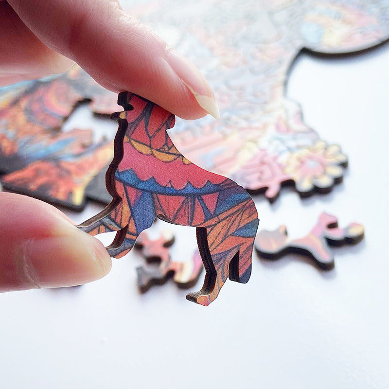 Nessally Wise Owl's Wisdom - Wooden Jigsaw Puzzle