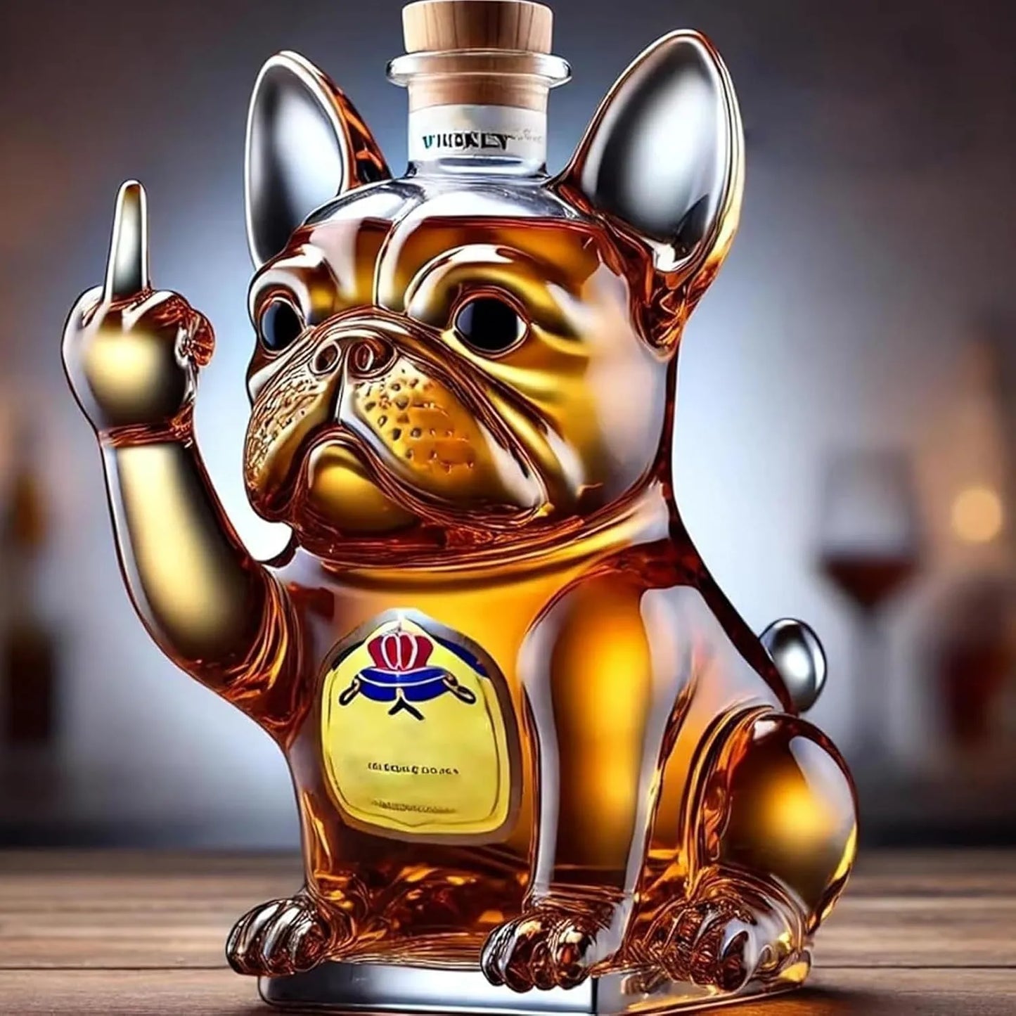 Fanyil Bark Off Whiskey Bottle