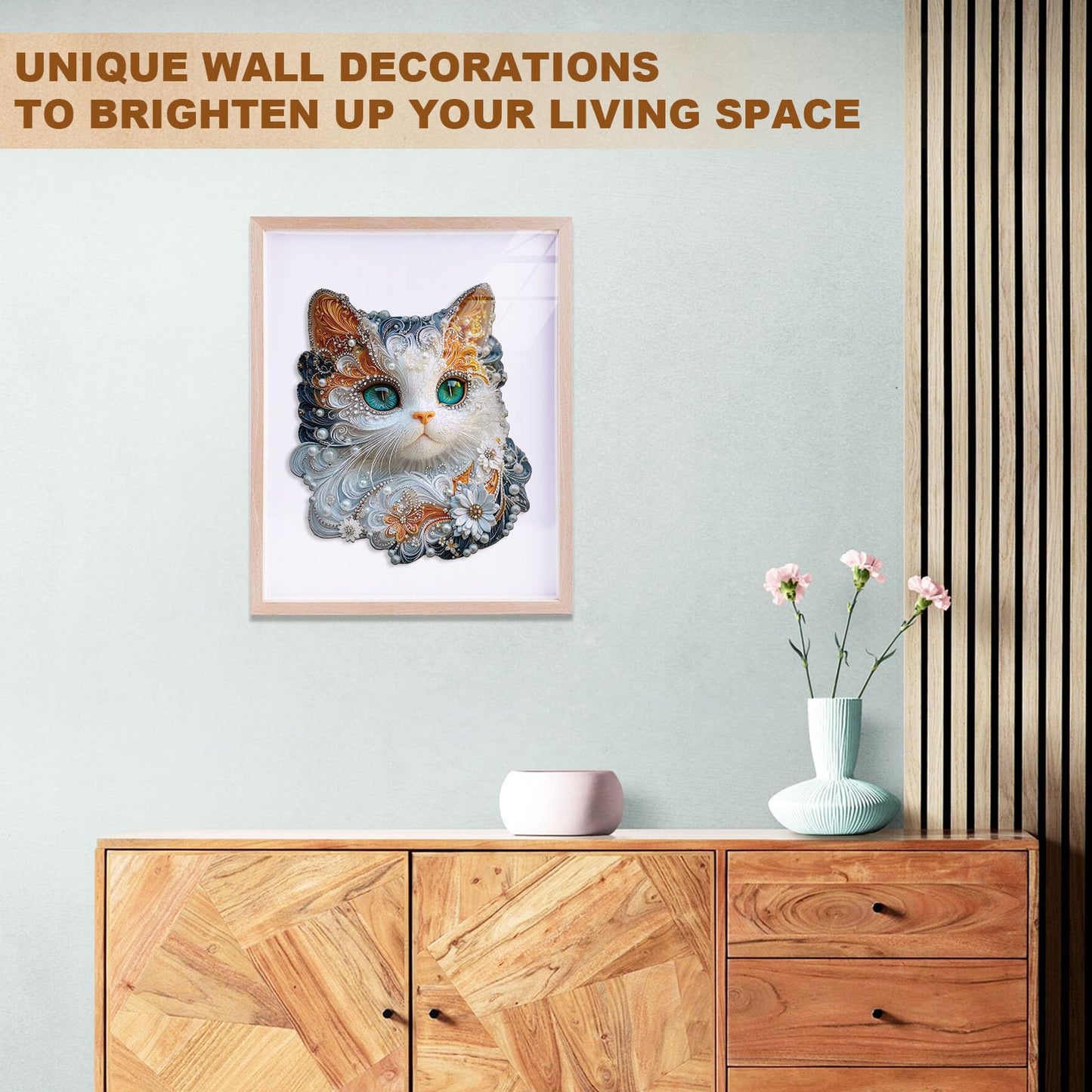 Hosally Jewelry Kitten Wooden Jigsaw Puzzle